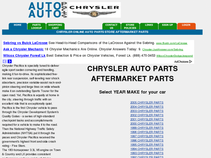 www.chrysler-autoparts.com