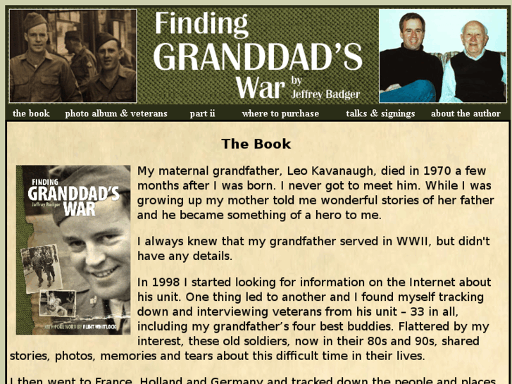 www.findinggrandadswar.com