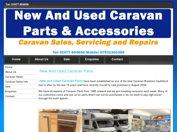 www.newandusedcaravanparts.com