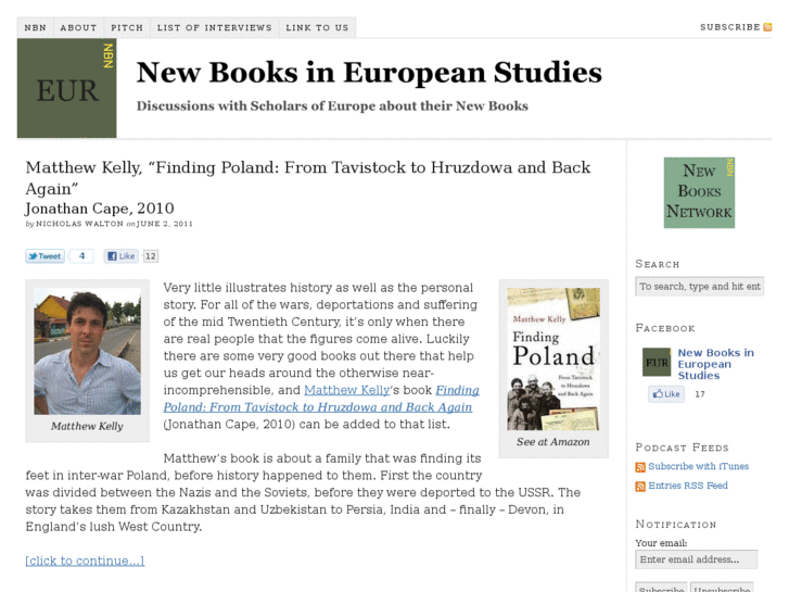 www.newbooksineuropeanstudies.com