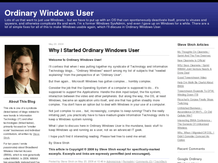 www.ordinarywindowsuser.com