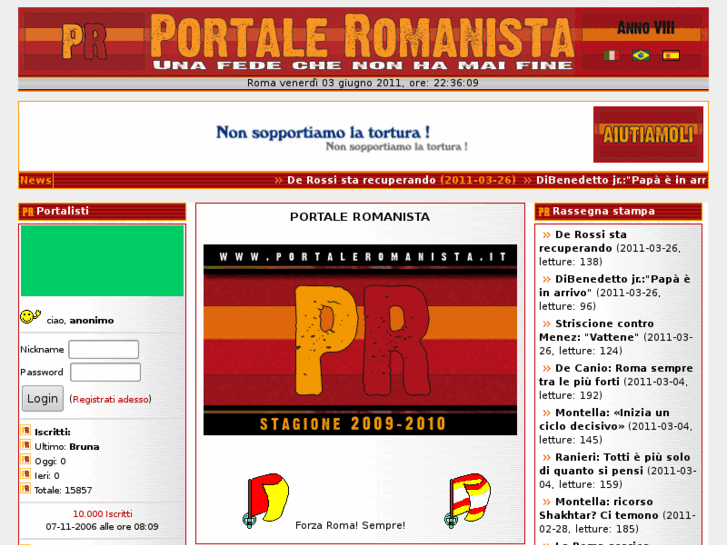 www.portaleromanista.it