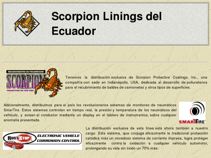 www.scorpionecuador.com