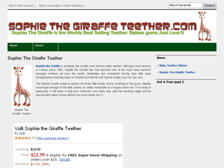 www.sophiethegiraffeteether.com