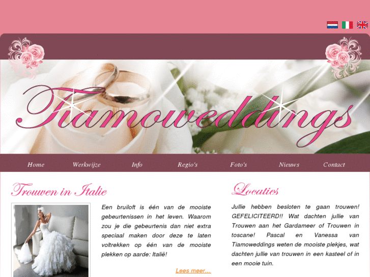 www.tiamoweddings.com