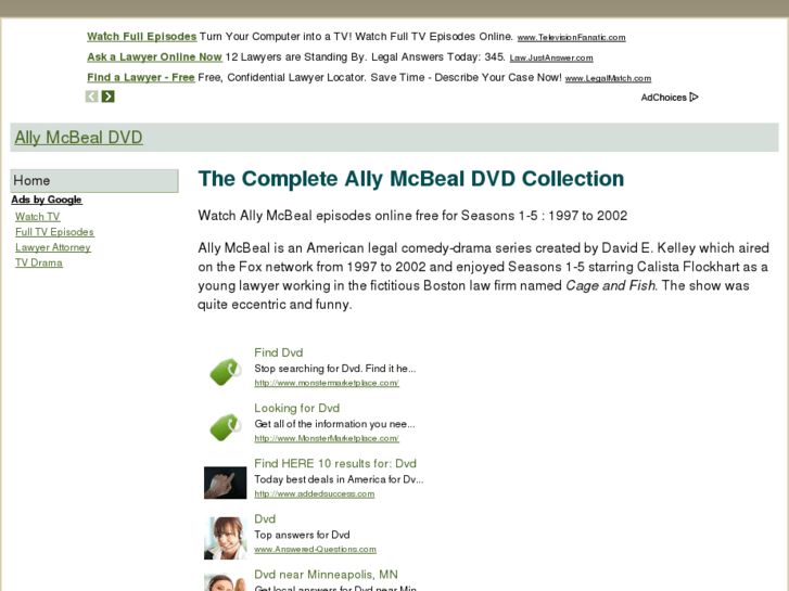 www.allymcbeal-dvd.com