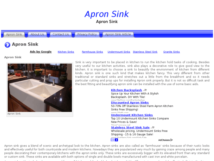 www.apronsink.org