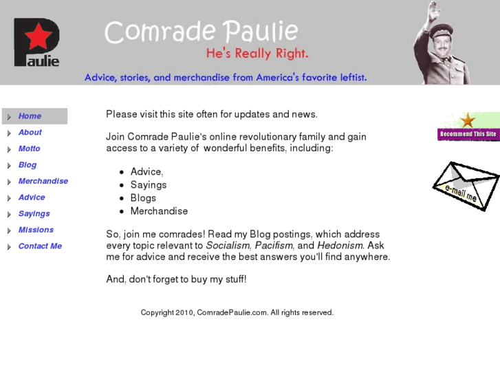 www.comradepaulie.com