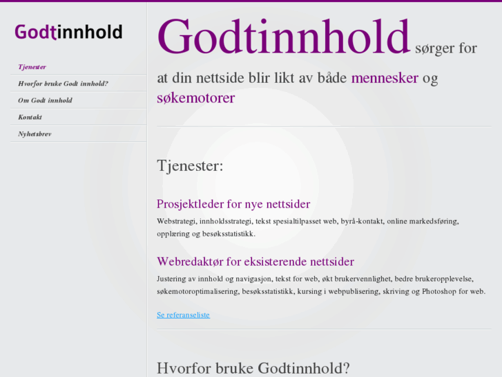 www.godtinnhold.no