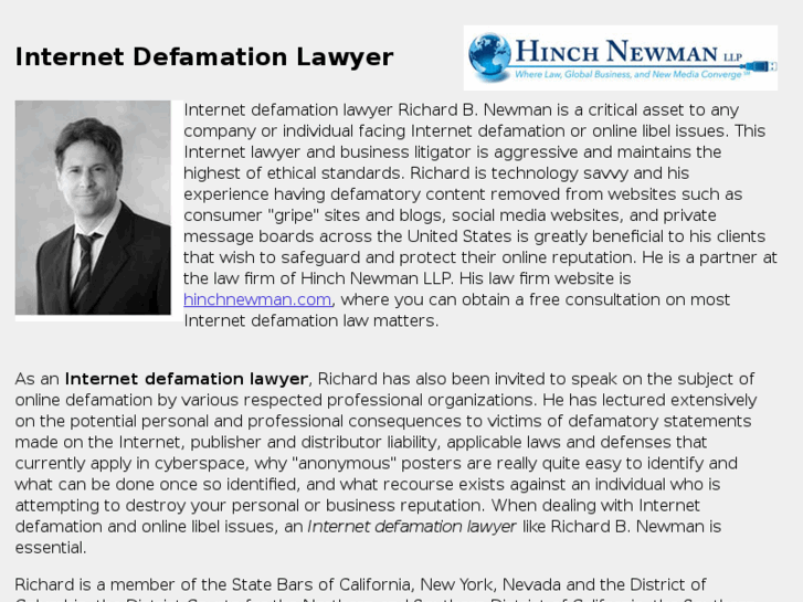 www.internetlawyerdefamation.com