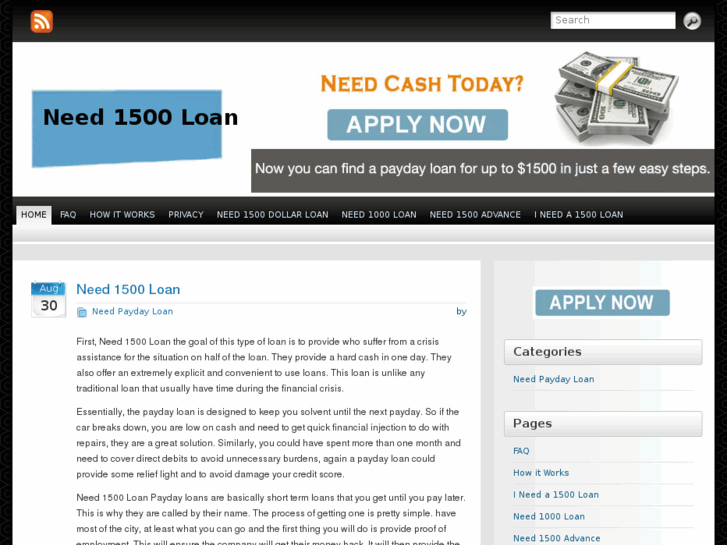 www.need1500loan.com