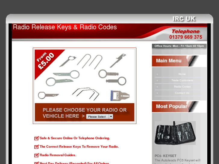 www.radio-release-keys.com