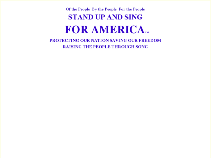 www.standupandsingforamerica.org