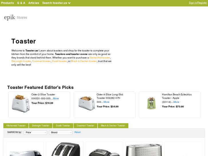 www.toaster.us