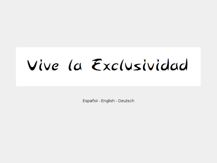 www.vivelaexclusividad.com