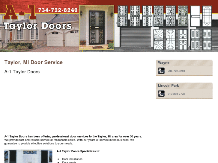 www.a1taylordoors.com