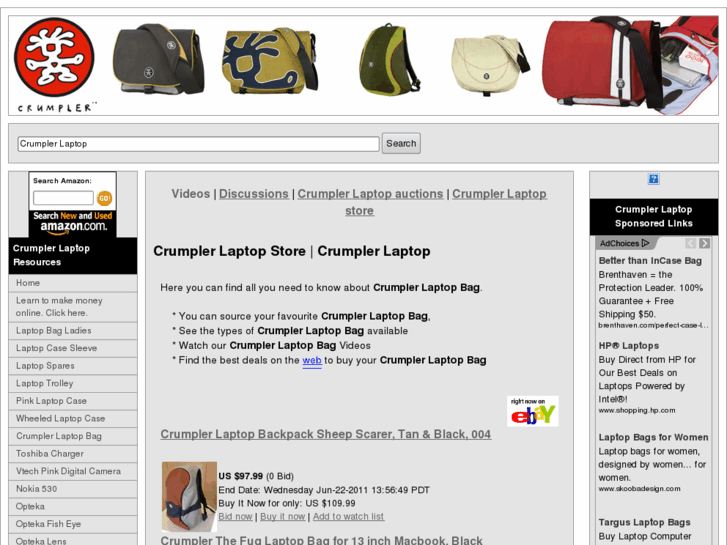 www.buycrumplerlaptopbag.com