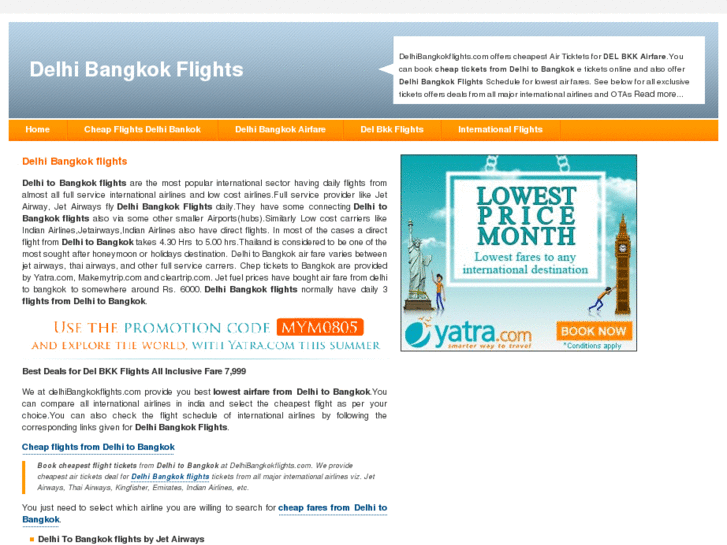 www.delhibangkokflights.com