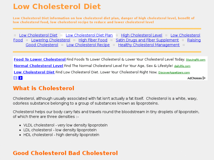 www.lowcholesterol-diet.com