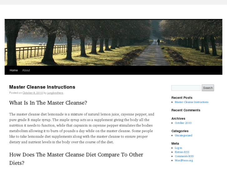 www.mastercleanseinstructions.net