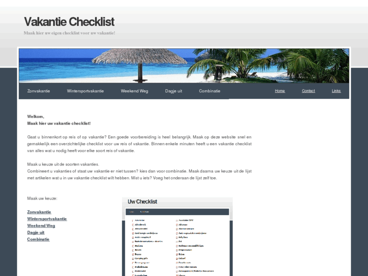 www.mijnvakantiechecklist.nl