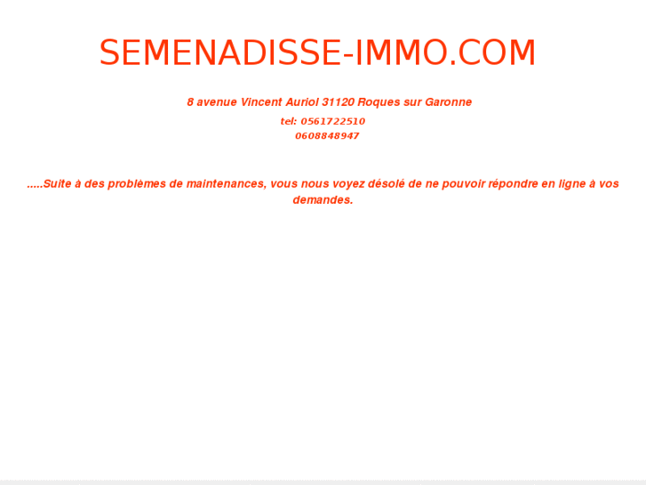 www.semenadisse-immo.com