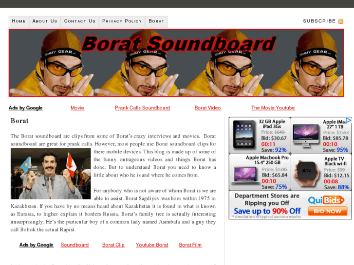 www.boratsoundboard.net