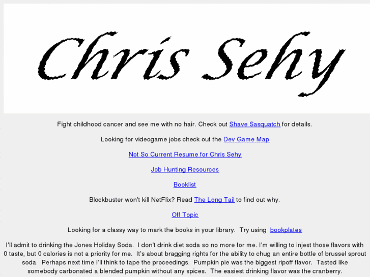 www.chrissehy.com