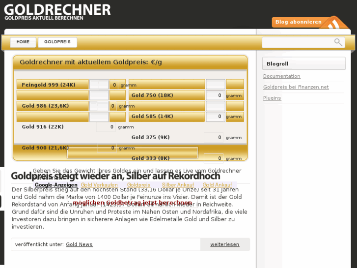 www.goldrechner.org