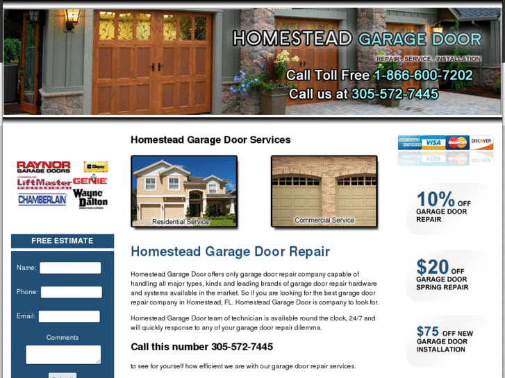 www.homesteadgaragedoor.com