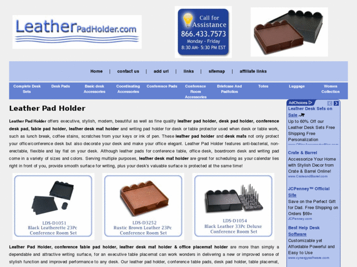 www.leatherpadholder.com