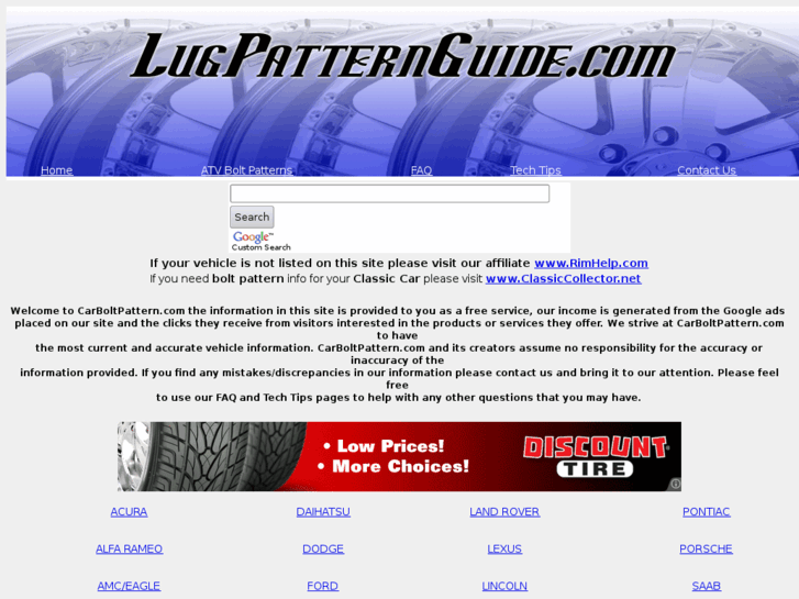 www.lugpatternguide.com
