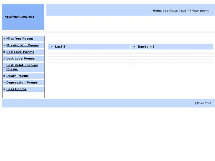 www.missyoupoems.net