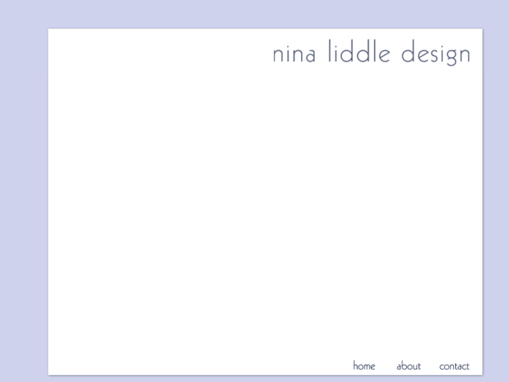 www.ninaliddledesign.com