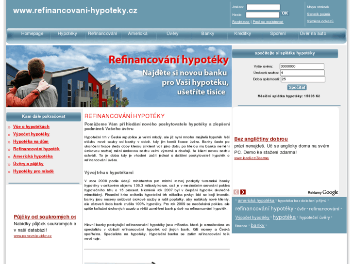 www.refinancovani-hypoteky.cz