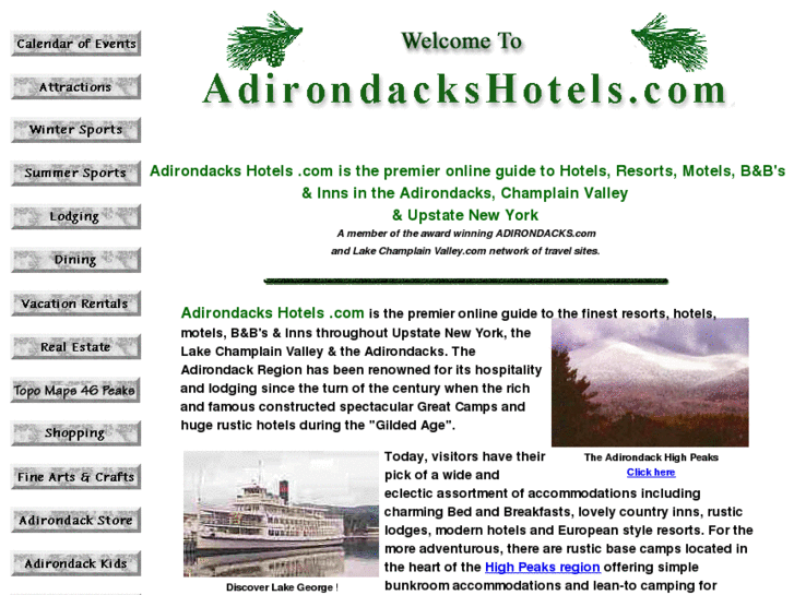 www.adirondackshotels.com