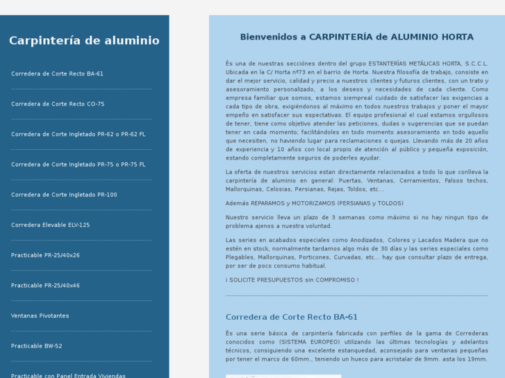 www.carpinteriaaluminiohorta.com