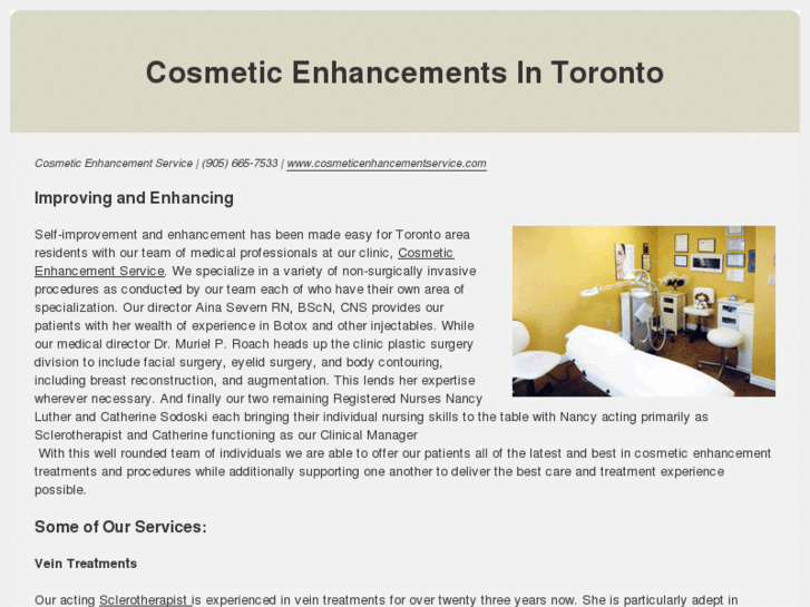 www.cosmeticenhancementtoronto.com