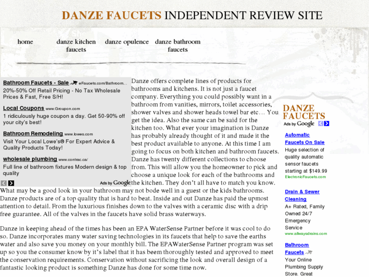 www.danzefaucets.info