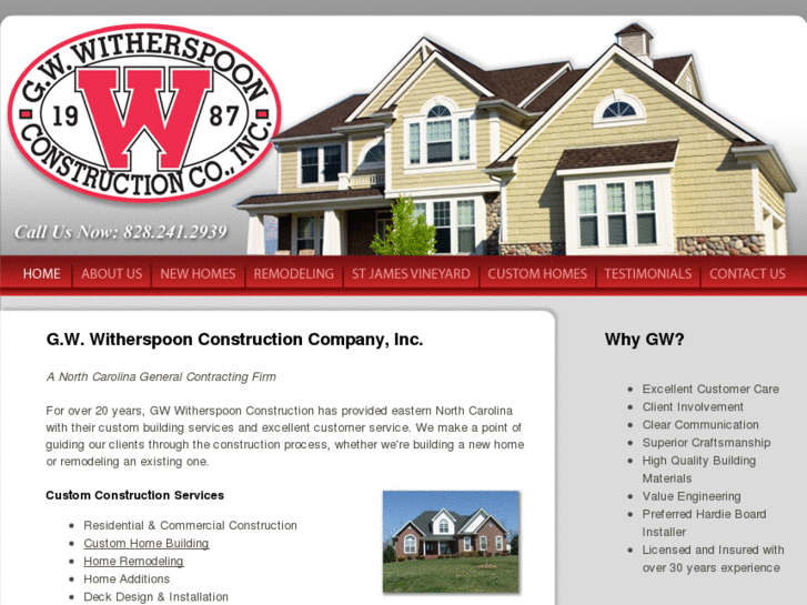 www.gwwitherspoonconstruction.com