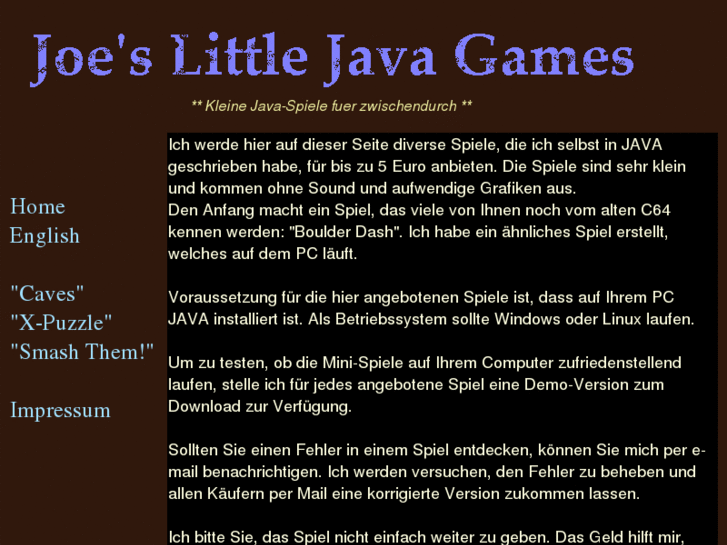 www.joes-little-games.com