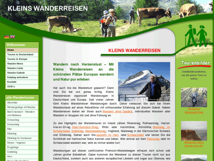 www.kleins-wanderreisen.de