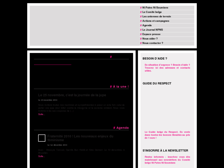 www.niputesnisoumises.be