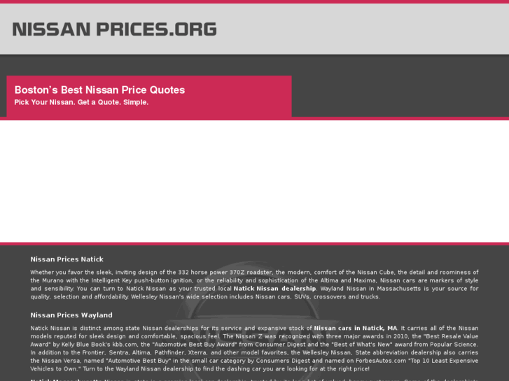 www.nissanprices.org