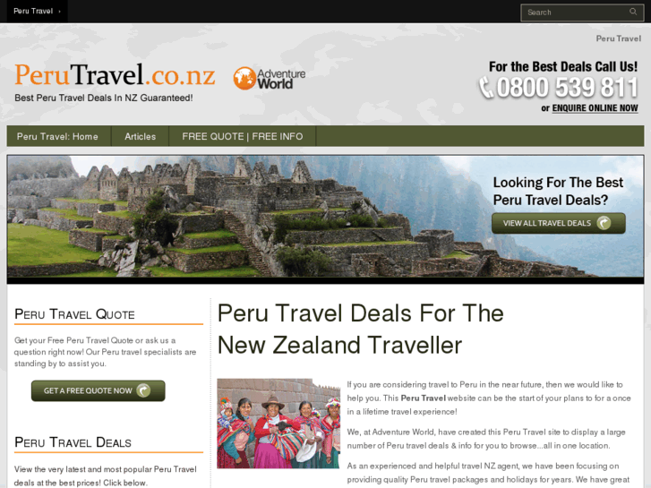 www.perutravel.co.nz