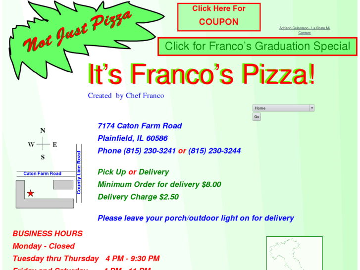 www.pizzabyfranco.com