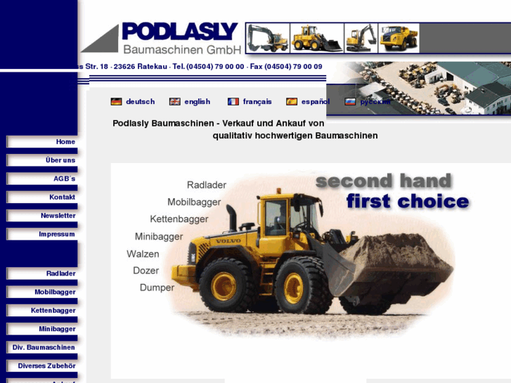 www.podlasly-baumaschinen.de