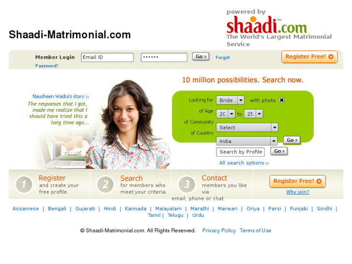 www.shaadi-matrimonial.com