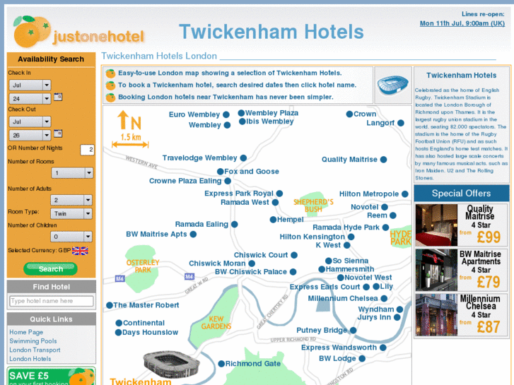 www.twickenhamhotels.com