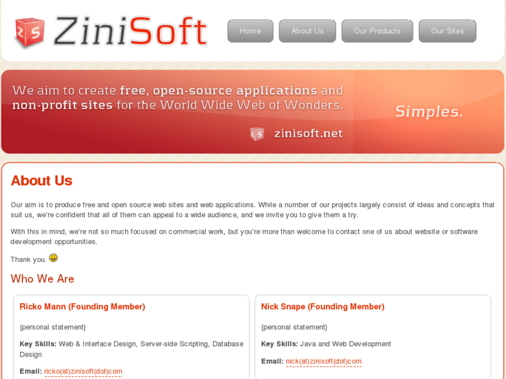 www.zinisoft.net